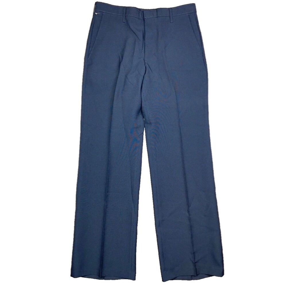 Levi’s Action Slacks Blue Sta-Prest Pants Mens 32x30 Made in USA Vintage 70s